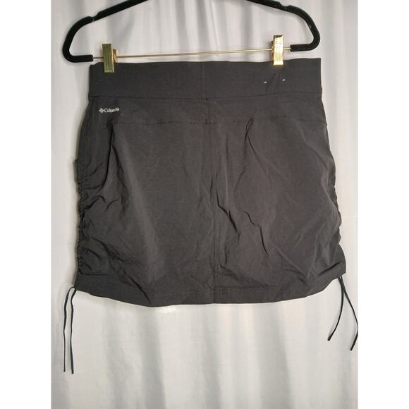Columbia Omni-Shield Drawstring Sides Athletic Pockets Skirt Black - Picture 2 of 9